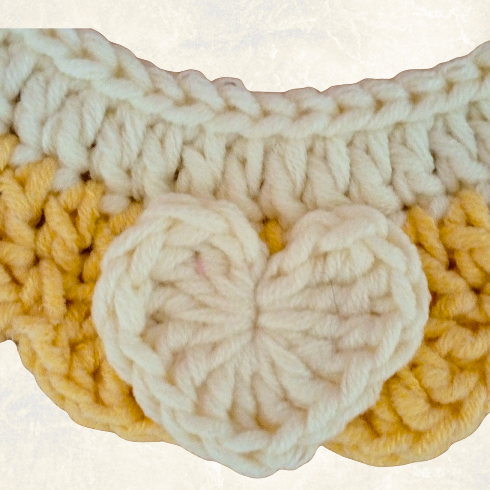 Crochet Pet Collar Handmade – Adjustable Soft Scarf for Cats & Small Dogs
