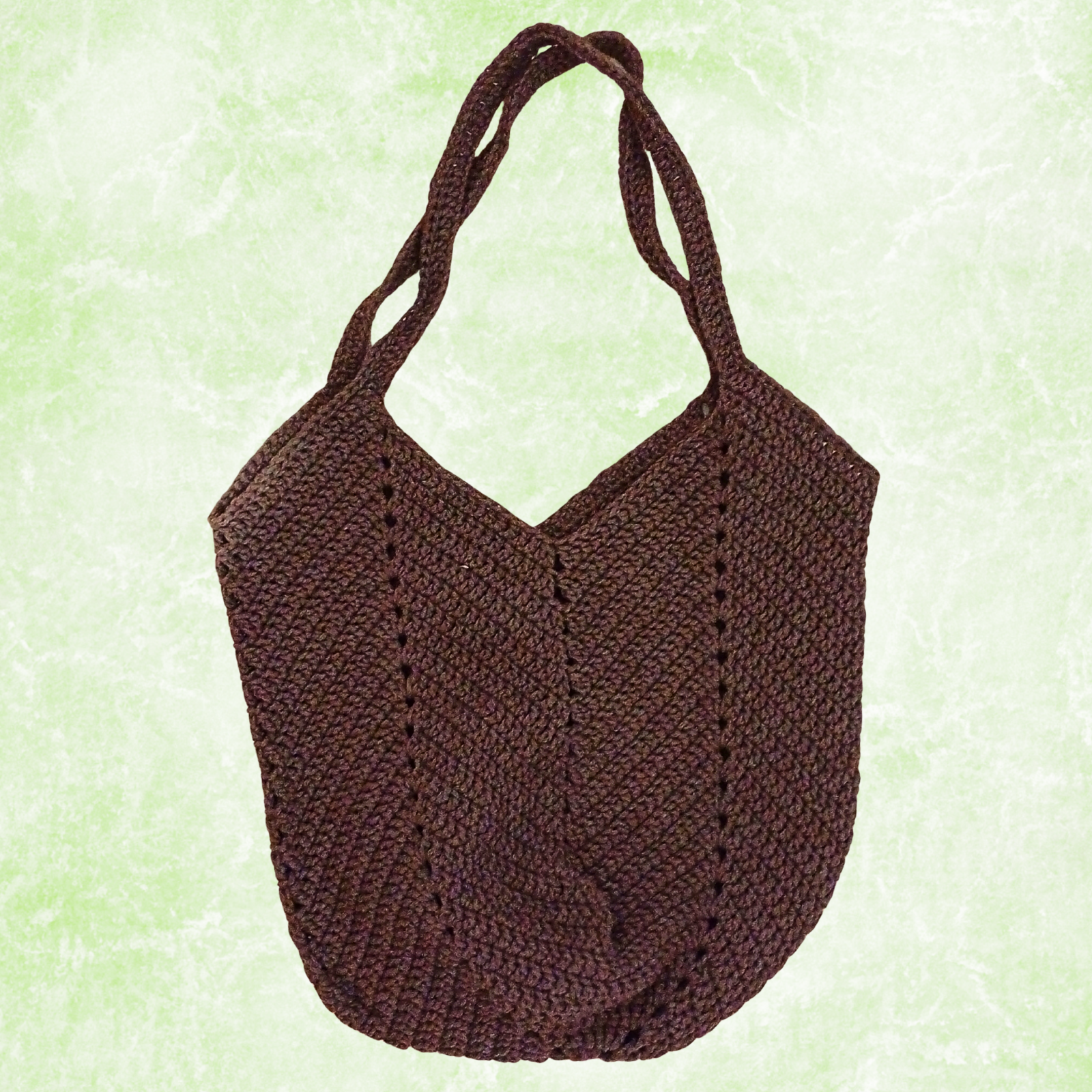 Tulip Crochet Tote Bag Boho Shoulder Bag Cotton Handbag Large Summer Beach Bag Knitted Shopper Gift for Her