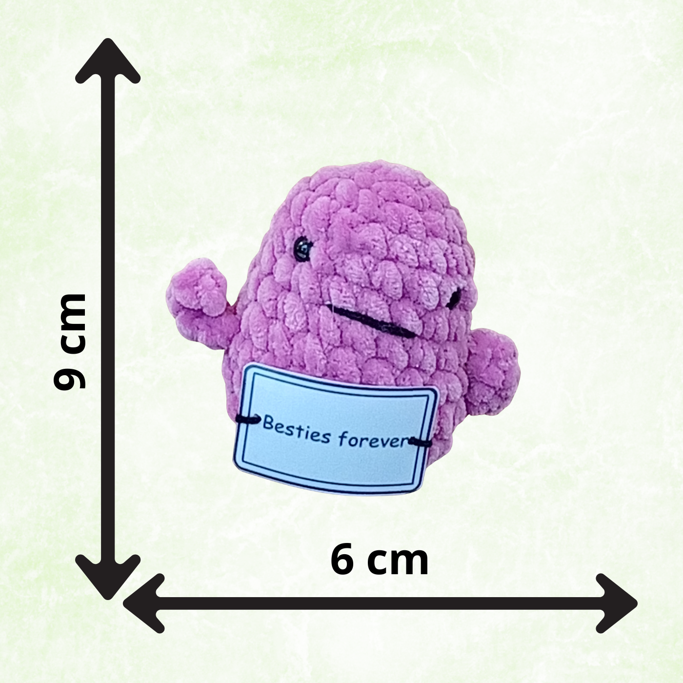 Handmade Positive Potato Pocket Hug | Cute Crochet Gift