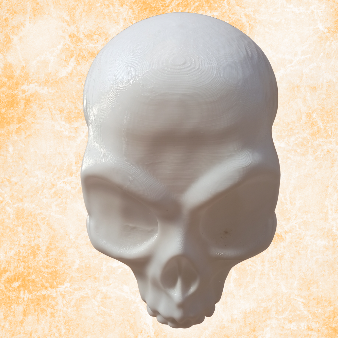 Alien Skull Sculpture – Modern Gothic Home Decor Statue,  (17cm)