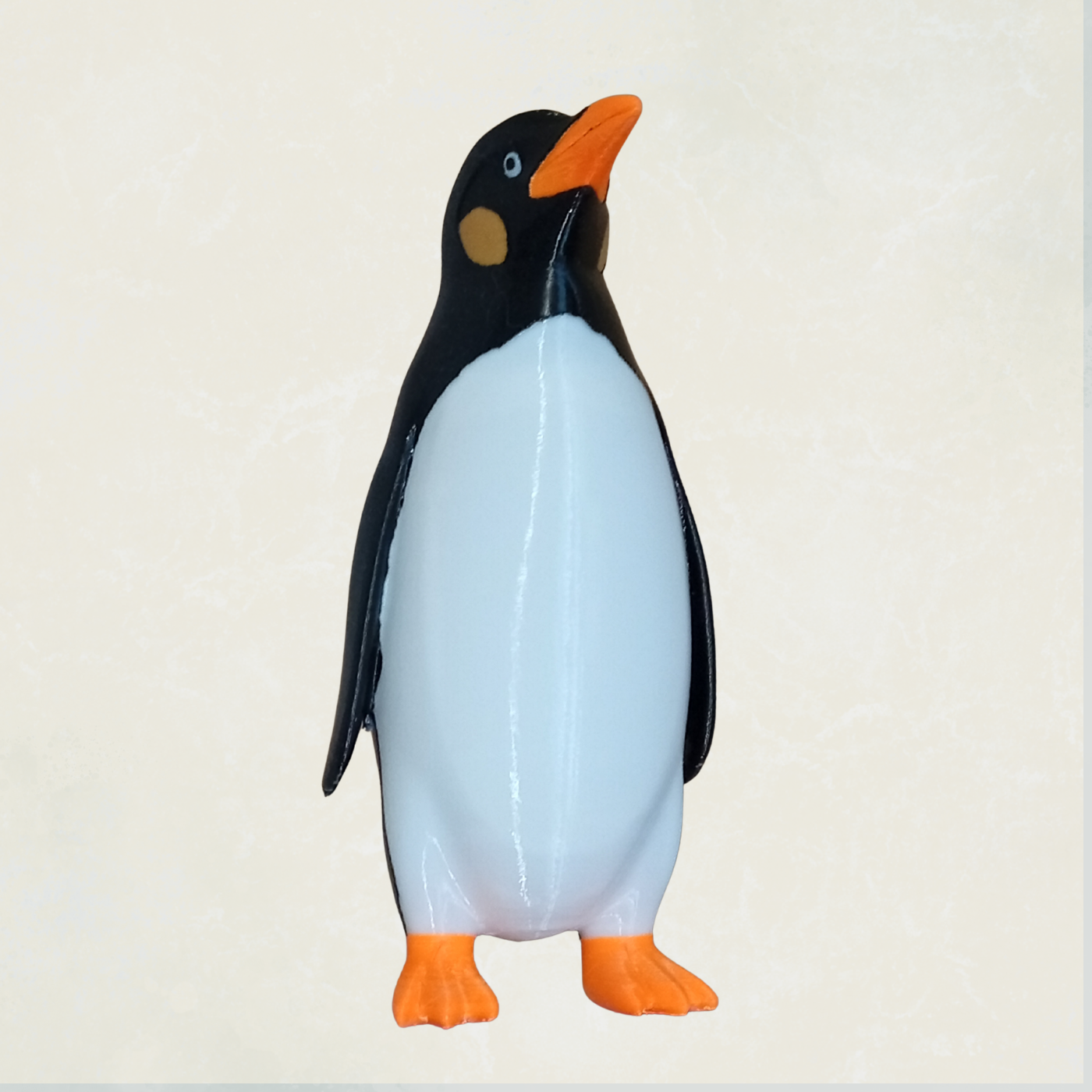 Modern Penguin Decorative Figurine – Minimalist Black & White Home Decor Statue – Cute Desk Ornament for Shelf, Living Room & Office – 18 cm
