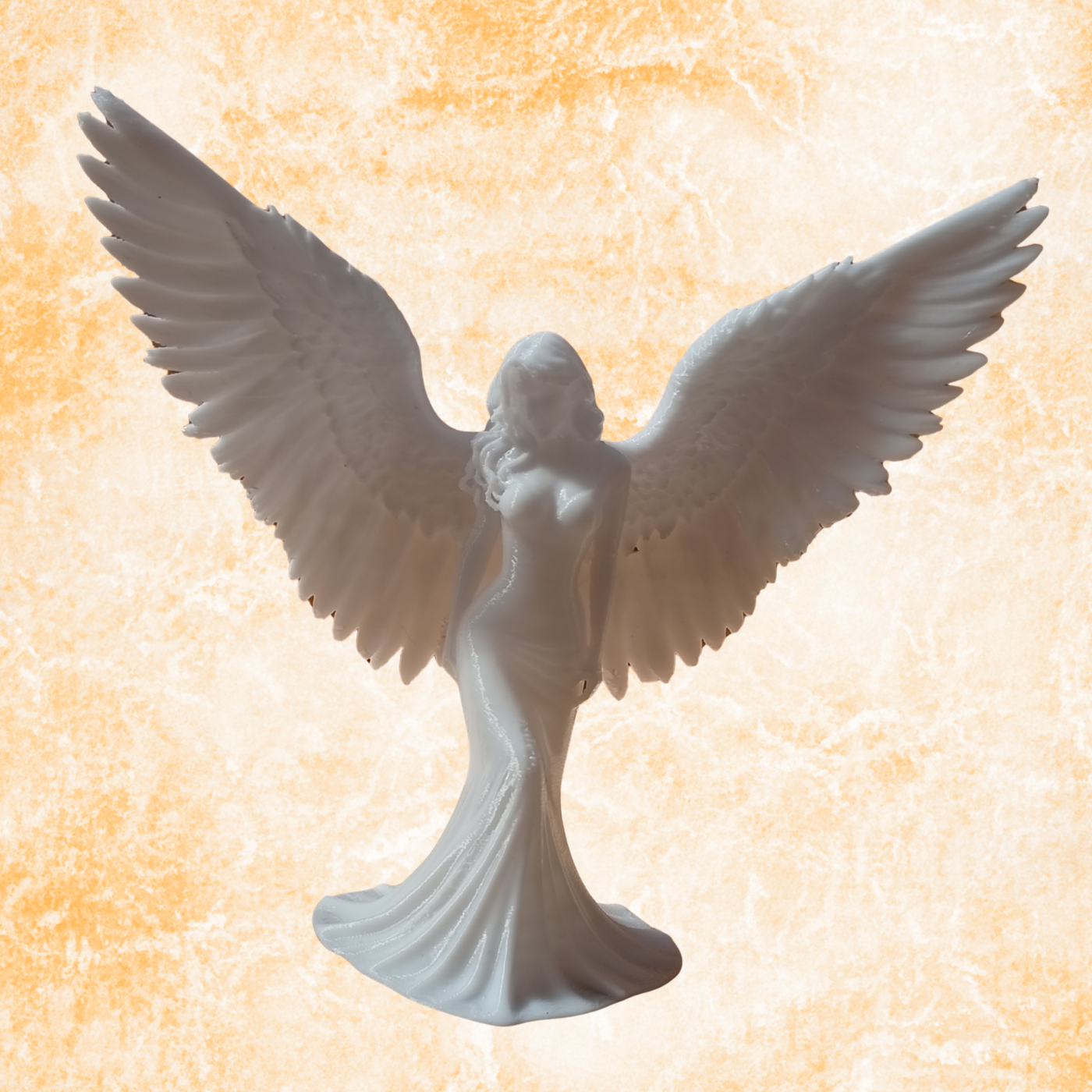 Elegant Angel Figurine with Wings – Modern Home Decor Statue , (16cm)