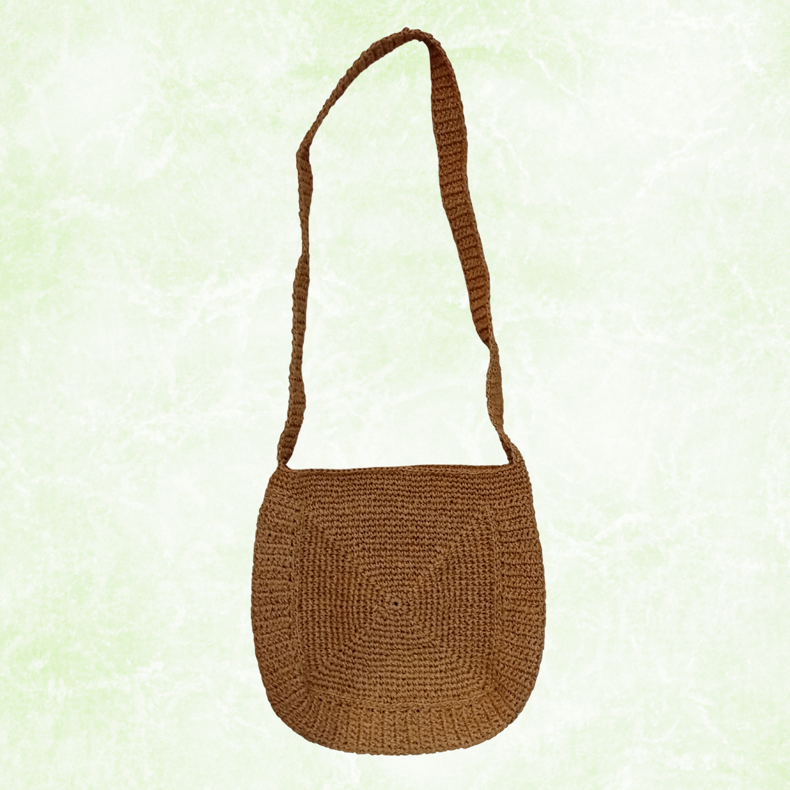 Crochet Crossbody Bag Boho Raffia Shoulder Bag Handmade Summer Tote Minimalist Woven Bag Beach Purse Women Gift