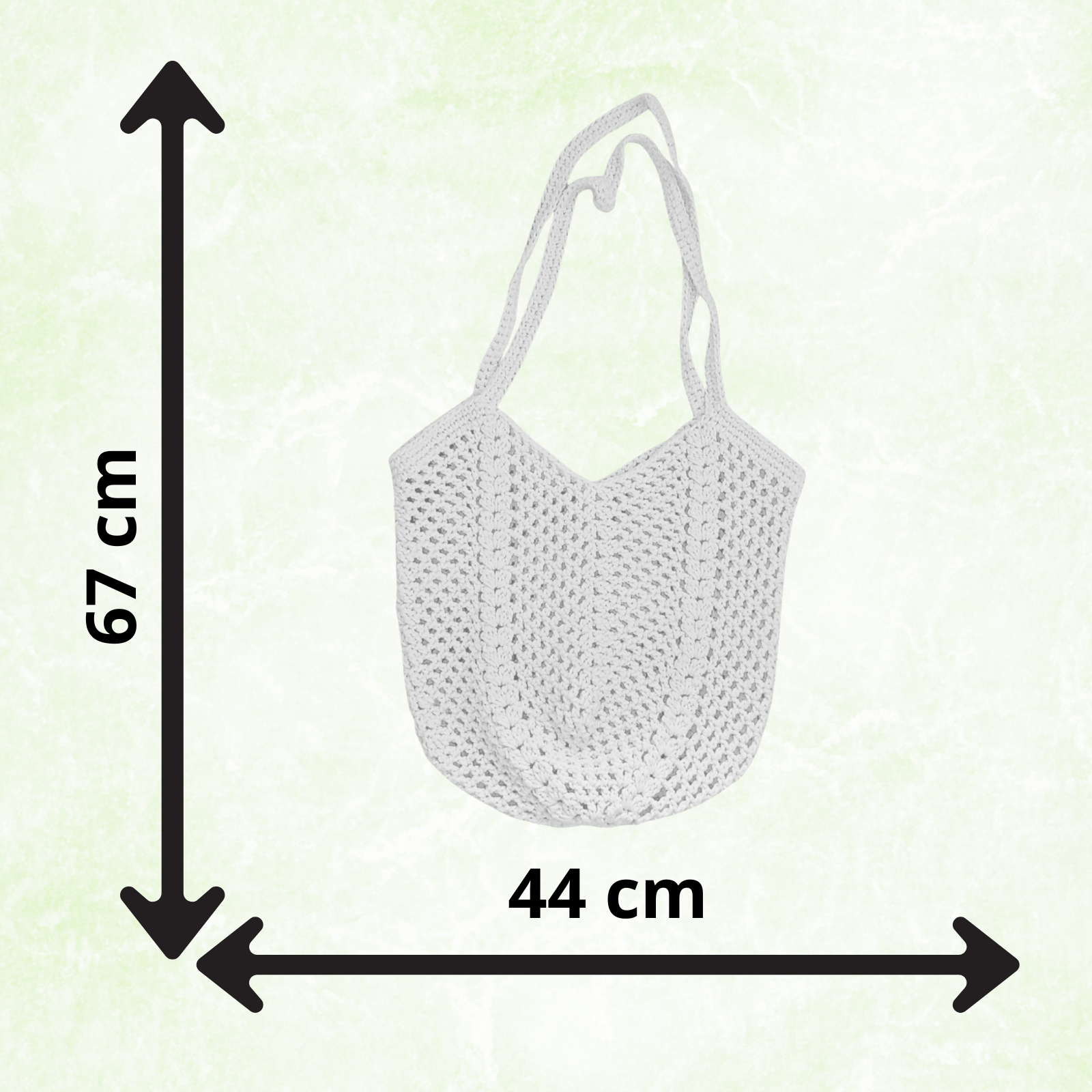 Tulip Crochet Tote Bag Boho Shoulder Bag Cotton Handbag Large Summer Beach Bag Knitted Shopper Gift for Her