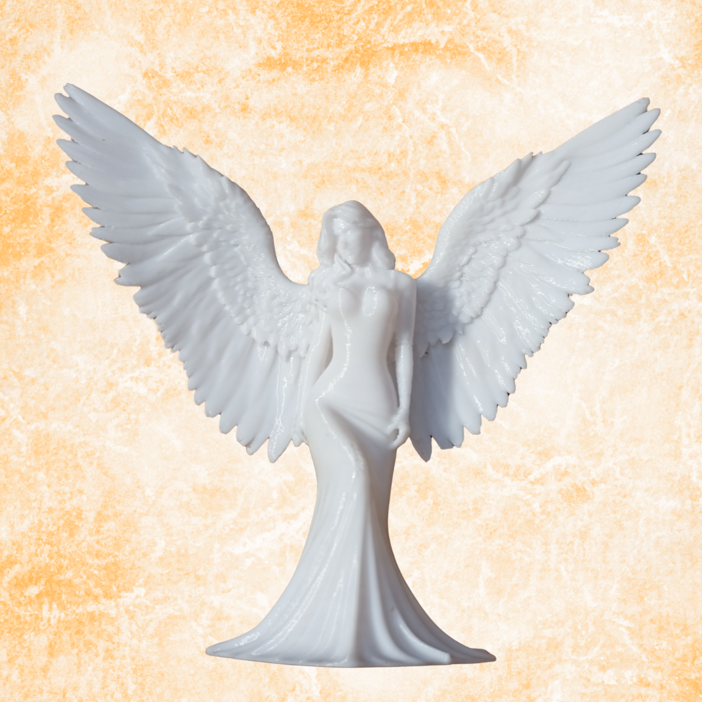 Elegant Angel Figurine with Wings – Modern Home Decor Statue , (16cm)