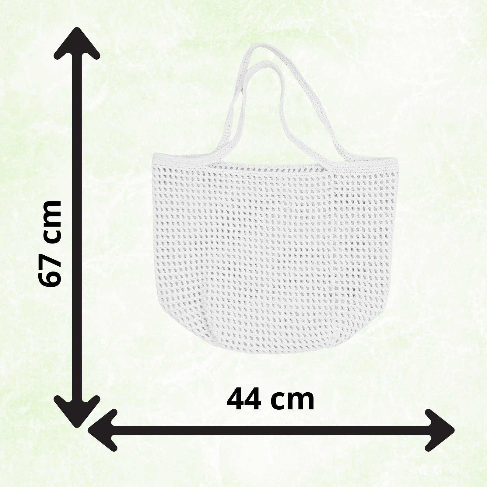 Crochet Tote Bag Large Boho Shoulder Bag Cotton Market Bag Summer Beach Bag Knitted Shopper Handmade Gift for Her