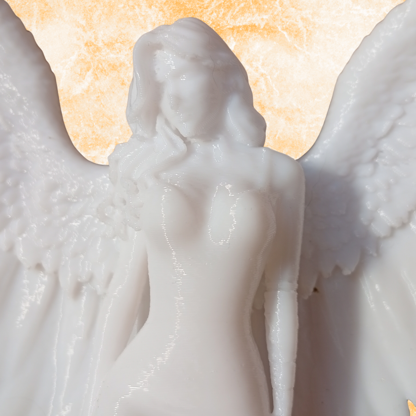 Elegant Angel Figurine with Wings – Modern Home Decor Statue , (16cm)