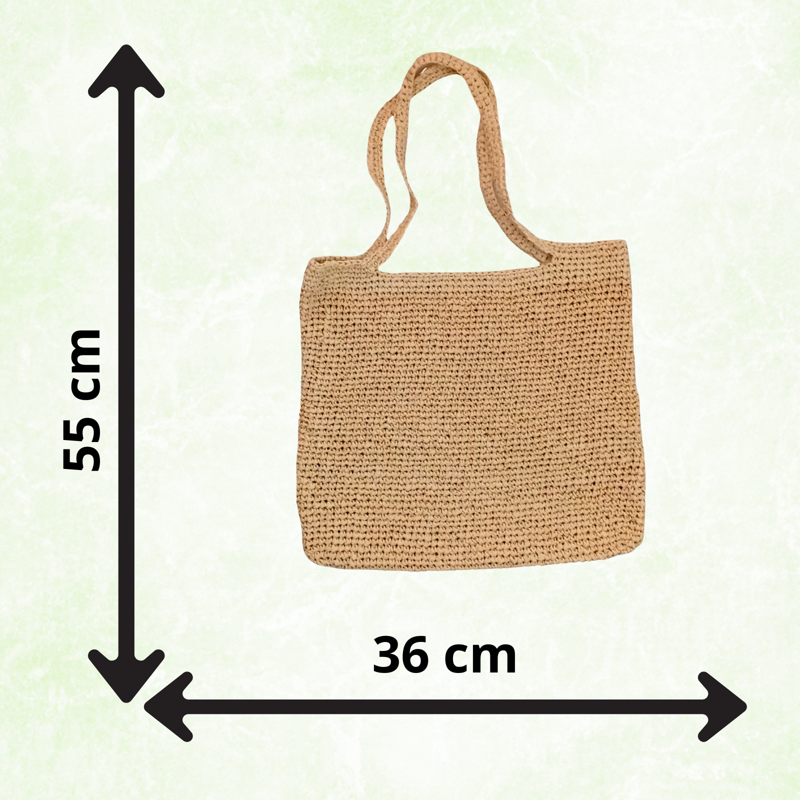 Crochet Raffia Tote Bag Large Capacity Minimalist Woven Shoulder Bag Summer Beach Shopper Handmade Boho Handbag Women Gift