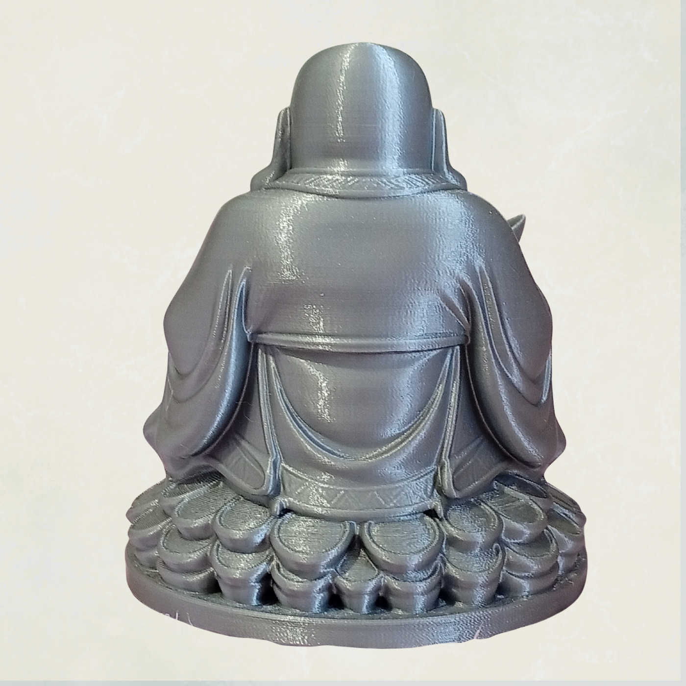Modern Gray Decorative Figurine – Minimalist Home Decor Statue for Living Room, Office & Shelf Display – 18 cm
