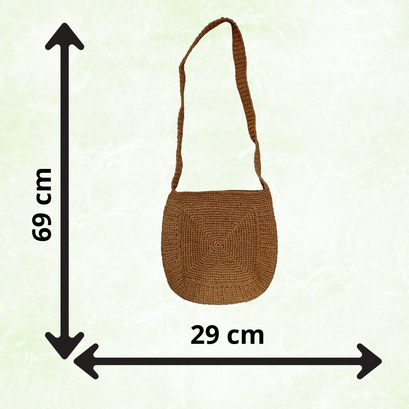 Crochet Crossbody Bag Boho Raffia Shoulder Bag Handmade Summer Tote Minimalist Woven Bag Beach Purse Women Gift