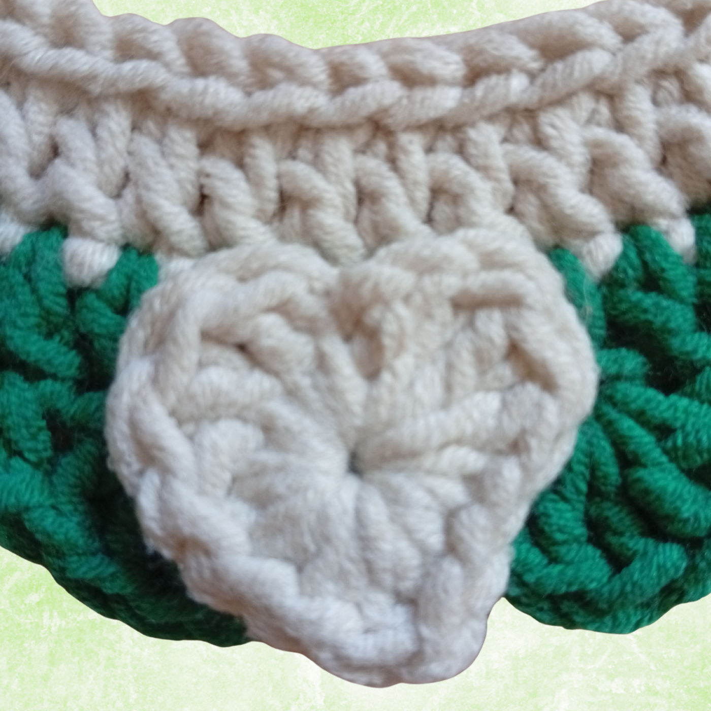 Crochet Pet Collar Handmade – Adjustable Soft Scarf for Cats & Small Dogs