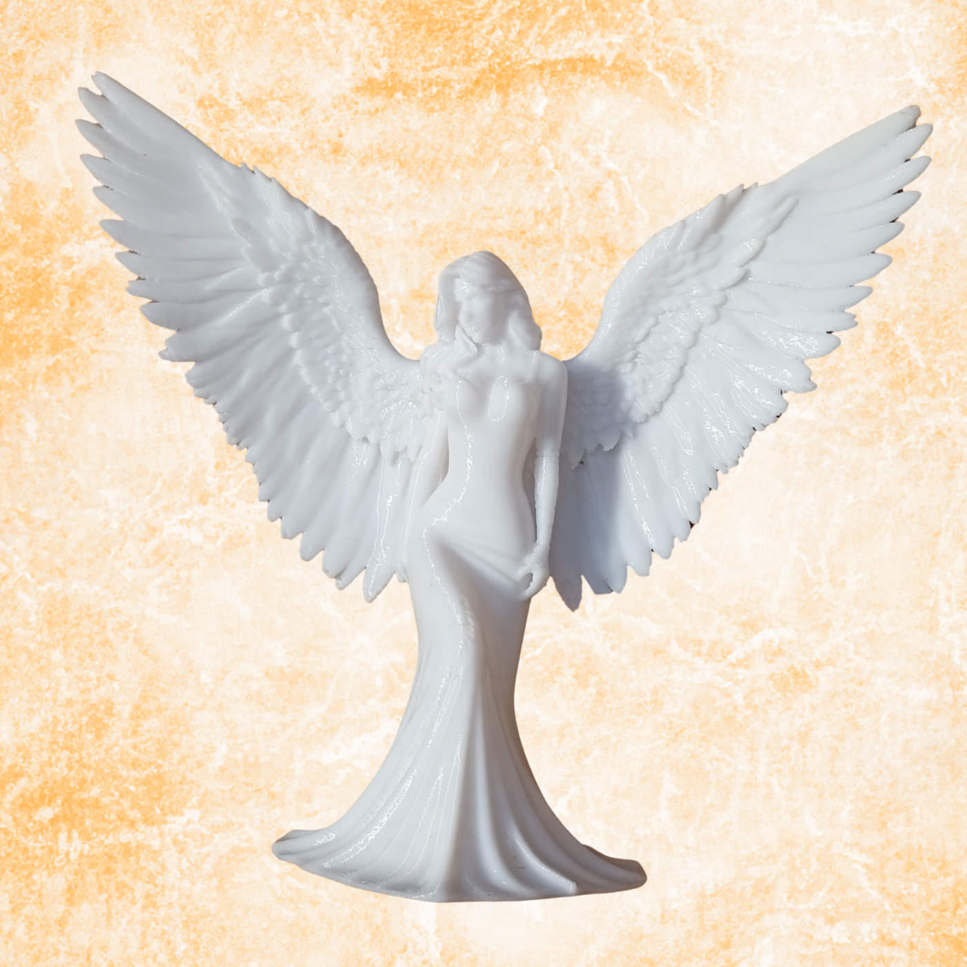 Elegant Angel Figurine with Wings – Modern Home Decor Statue , (16cm)