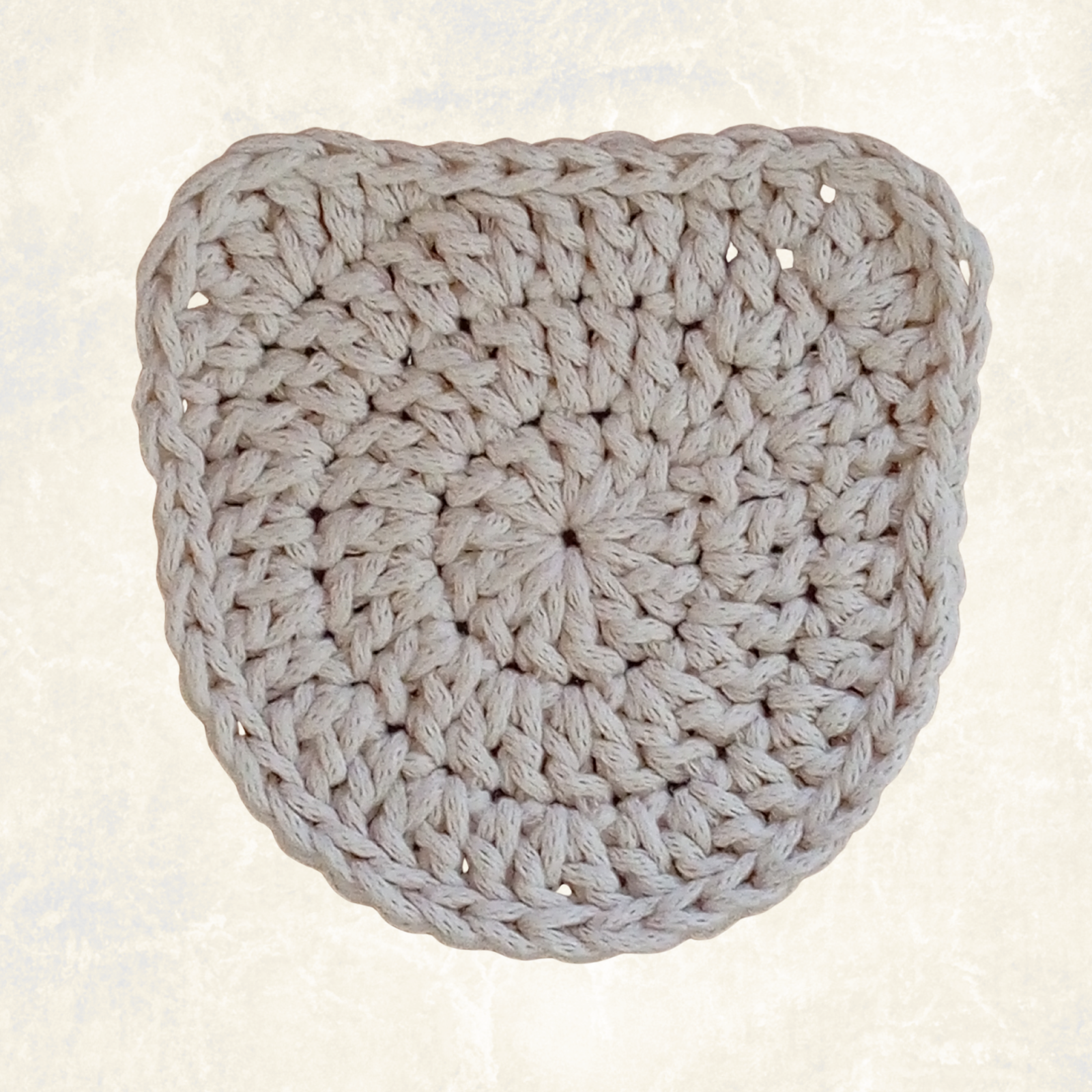 Handmade Crochet Bear Coasters – Set of 6