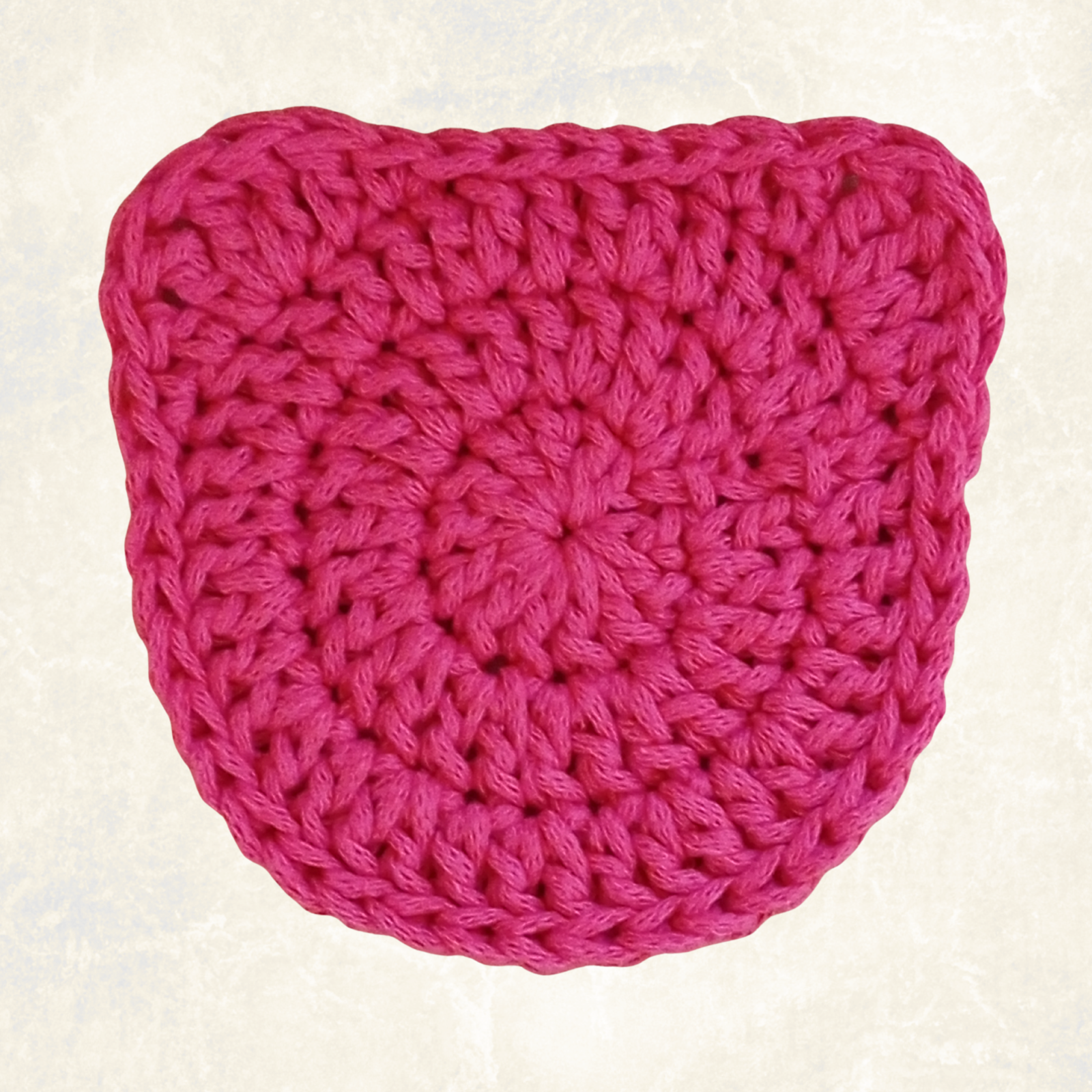 Handmade Crochet Bear Coasters – Set of 6