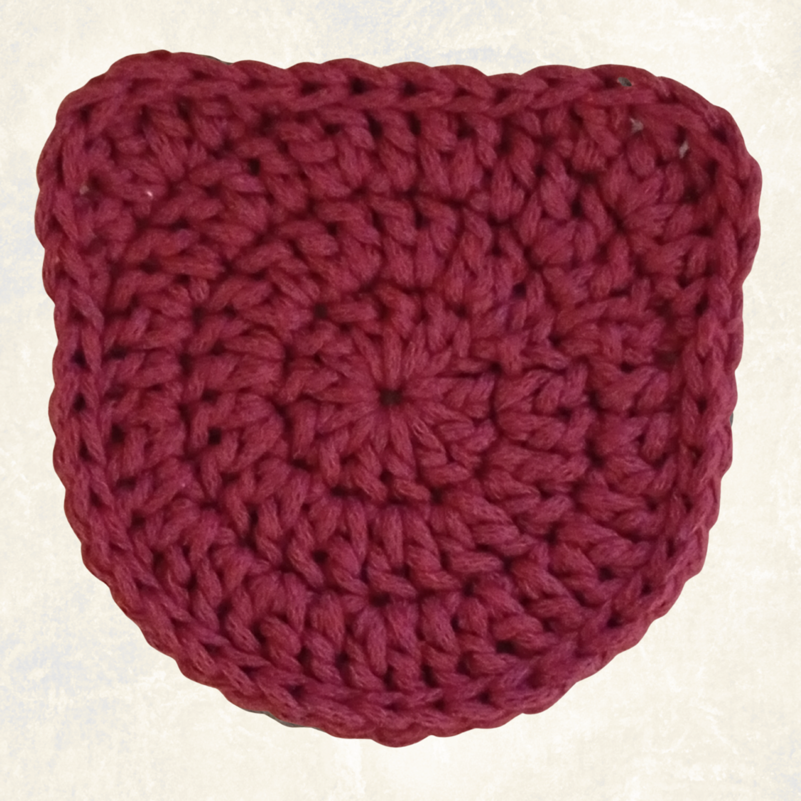 Handmade Crochet Bear Coasters – Set of 6